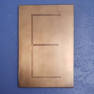 Crate and Barrel Brass "E" Initial